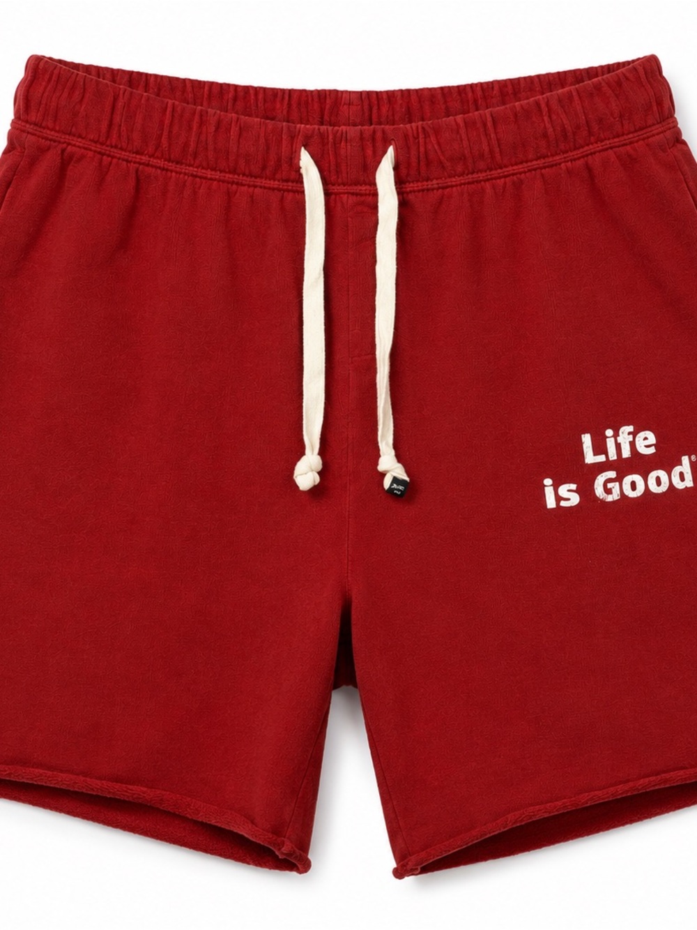 Life Is Good Red Athletic Drawstring Shorts - Picture 3 of 4